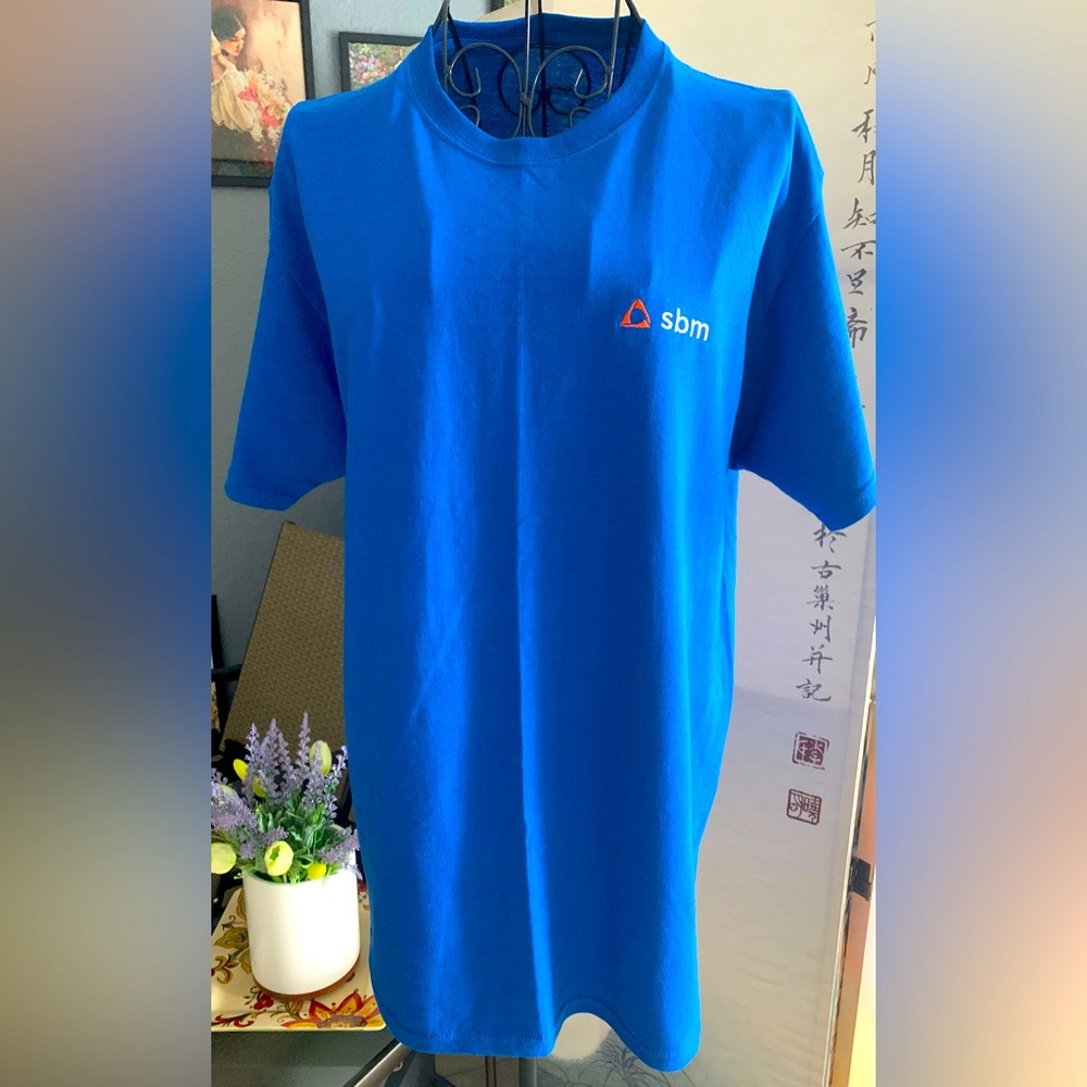 Blue tee